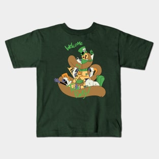 Hooty's Tea Party Kids T-Shirt